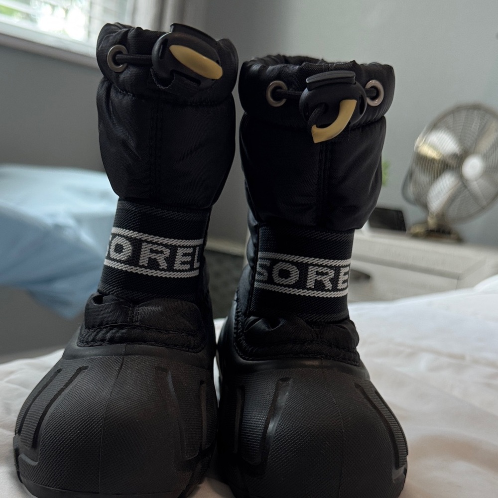 Sorel Black Kids Snow Boots